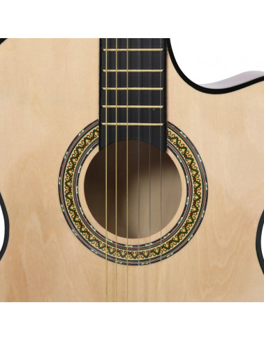 Chitarra Classica Western Cutaway con Equalizzatore e 6 Corde