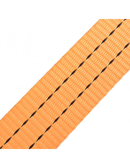 Cinghie d'Ancoraggio 10 pz a Cricchetto 1 T 6mx38mm Arancione
