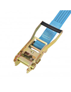 Cinghie d'Ancoraggio 4 pz a Cricchetto 4 T 8mx50mm Blu