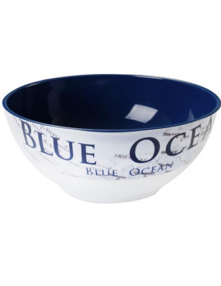 Ciotola Brunner 0830043N C8C BLUE OCEAN Scodella Blu e Bianco Blu e Bi