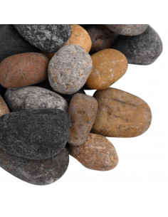 Ciottoli Levigati 25 kg Colore Misto 5-8 cm