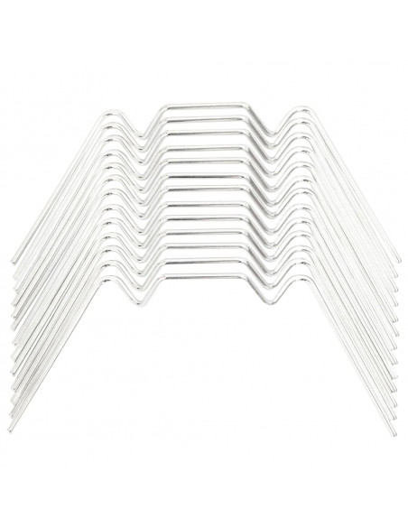 Clip per Serre 100 pz Tipo W in Acciaio Zincato