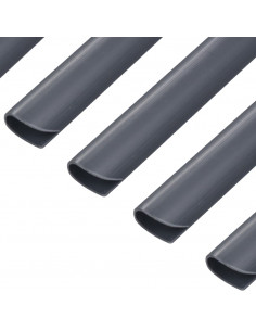 Clip per Strisce Recinzioni 100 pz in PVC Antracite