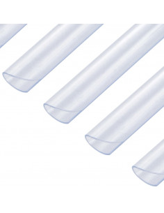 Clip per Strisce Recinzioni 100 pz in PVC Trasparente