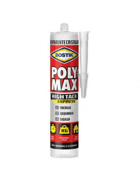 Colla montaggio Uhu Bostik 6312797 Poly Max High Tack Express Traspare
