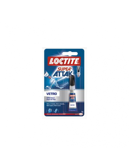 Colla specifica Loctite 680469 SUPER ATTAK Vetro Trasparente Trasparen