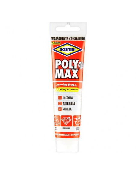 Collante Uhu Bostik 6300509 POLY MAX Crystal Trasparente Trasparente