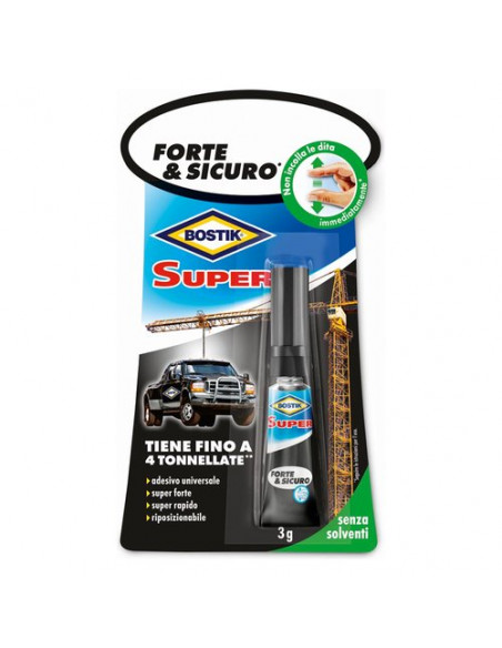 Collante Uhu Bostik 65156 Superforte Trasparente Trasparente