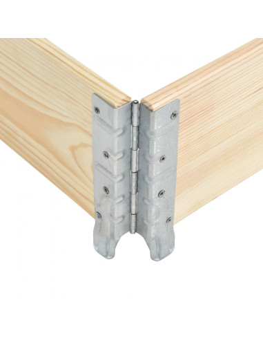 Collare per Pallet 100x100 cm in Legno Massello di Pino