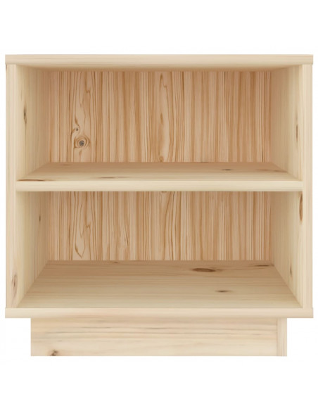 Comodini 2 pz 40x34x40 cm in Legno Massello di Pino