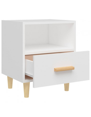 Comodini 2 pz Bianchi 40x35x47 cm