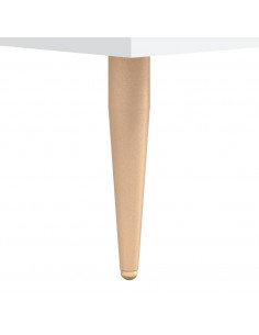 Comodini 2 pz Bianchi 40x35x47,5 cm in Legno Multistrato