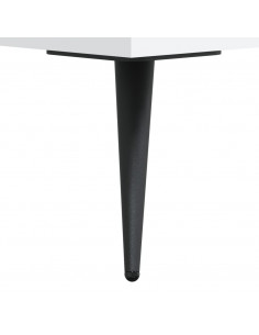 Comodini 2 pz Bianchi 40x35x47,5 cm in Legno Multistrato