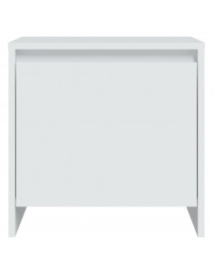 Comodini 2 pz Bianchi 45x34x44,5 cm in Truciolato