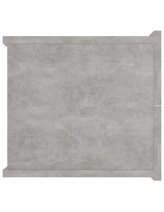Comodini 2 pz Grigio Cemento 40x30x30 cm in Legno Multistrato