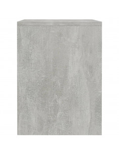Comodini 2 pz Grigio Cemento 40x30x40 cm in Legno Multistrato