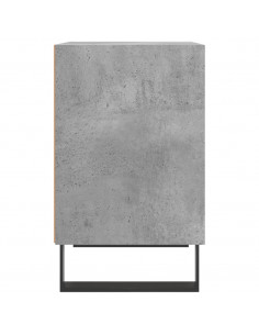 Comodini 2 pz Grigio Cemento 40x30x50 cm in Legno Multistrato