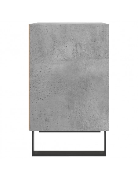 Comodini 2 pz Grigio Cemento 40x30x50 cm in Legno Multistrato