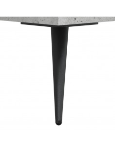 Comodini 2 pz Grigio Cemento 40x35x47,5 cm in Legno Multistrato