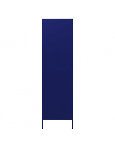 Armadio Blu Marino 90x50x180 cm in Acciaio