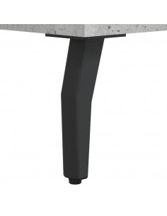 Comodini 2 pz Grigio Cemento 40x35x47,5 cm in Legno Multistrato