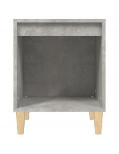 Comodini 2 pz Grigio Cemento 40x35x50 cm
