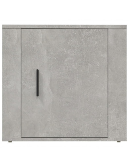 Comodini 2 pz Grigio Cemento 50x39x47 cm
