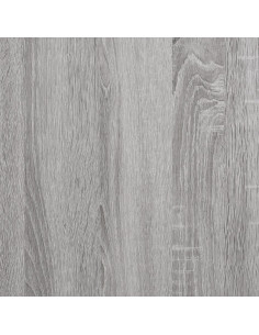 Comodini 2 pz Grigio Sonoma 40,5x31x60 cm in Legno Multistrato