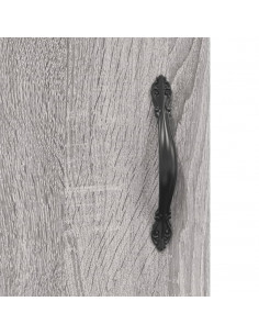 Comodini 2 pz Grigio Sonoma 40x40x50 cm in Legno Multistrato