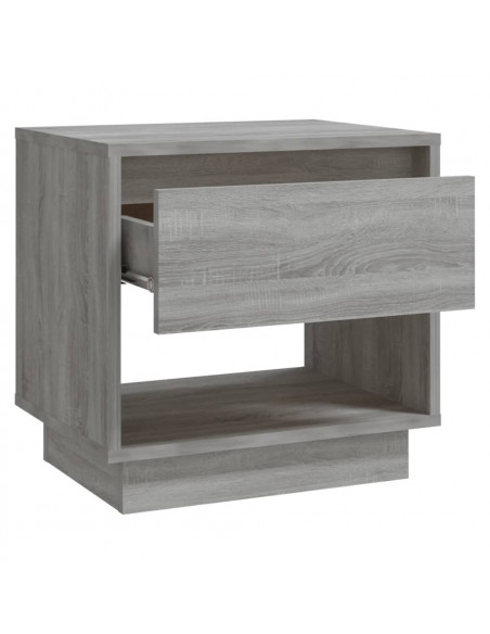 Comodini 2 pz Grigio Sonoma 45x34x44 cm in Truciolato