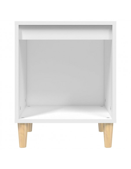 Comodini 2 pz in Bianco 40x35x50 cm