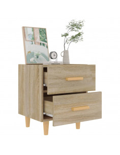 Comodini 2 pz in Rovere Sonoma 40x35x47,5 cm