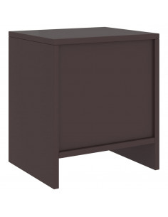 Comodini 2 pz Marrone Scuro 35x30x40 cm in Pino Massello