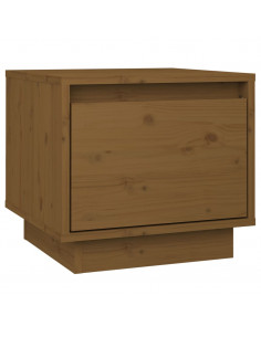 Comodini 2 pz Miele 35x34x32 cm in Legno Massello di Pino