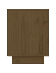 Comodini 2 pz Miele 40x30x40 cm in Legno Massello di Pino