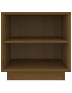 Comodini 2 pz Miele 40x34x40 cm in Legno Massello di Pino