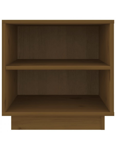 Comodini 2 pz Miele 40x34x40 cm in Legno Massello di Pino