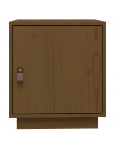Comodini 2 pz Miele 40x34x45 cm in Legno Massello di Pino
