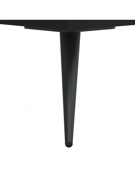 Comodini 2 pz Neri 40x35x47,5 cm in Legno Multistrato