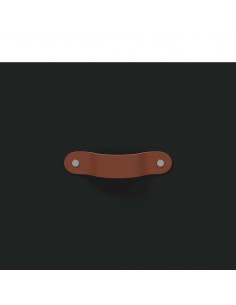 Comodini 2 pz Neri 40x35x47,5 cm in Legno Multistrato