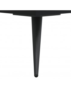 Comodini 2 pz Neri 40x40x50 cm in Legno Multistrato