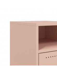 Comodini 2 pz Rosa 36x39x59 cm in Acciaio