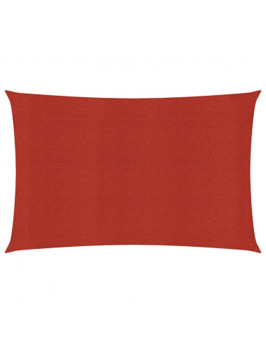 Vela Parasole 160 g/m² Rossa 2,5x4,5 m in HDPE