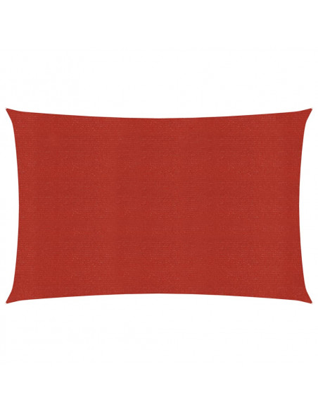 Vela Parasole 160 g/m² Rossa 2,5x4,5 m in HDPE