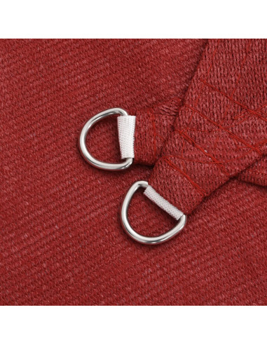 Vela Parasole 160 g/m² Rossa 2,5x4,5 m in HDPE