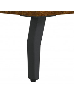 Comodini 2 pz Rovere Fumo 40x35x47,5 cm in Legno Multistrato