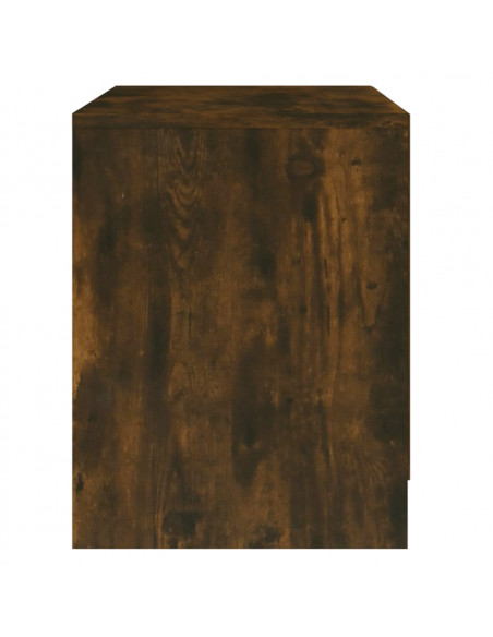 Comodini 2 pz Rovere Fumo 45x34,5x44,5 cm in Truciolato