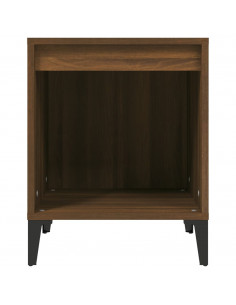 Comodini 2 pz Rovere Marrone 40x35x50 cm