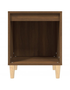 Comodini 2 pz Rovere Marrone 40x35x50 cm