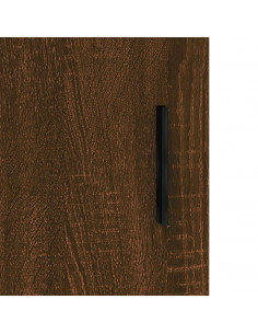 Comodini 2 pz Rovere Marrone 40x40x50 cm in Legno Multistrato